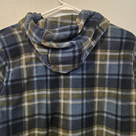 O’Neill Women Pullover Flannel Fleece 1/4 Zip Pockets Sweatshirt - Size Large - Picture 6 of 10